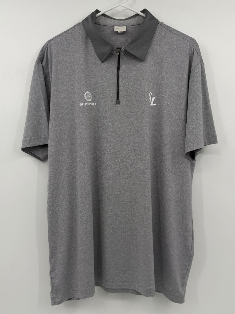 BeanPole Polo Shirt Men XXL Gray Korean Baseball Samsung Lions Short Sleeve